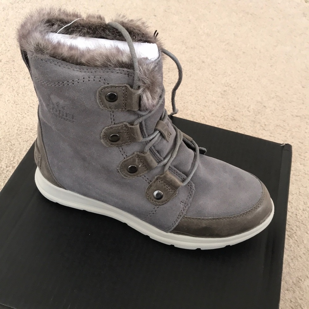 SOREL Women's Explorer Joan Waterproof Winter Boot - Picture 2 of 16